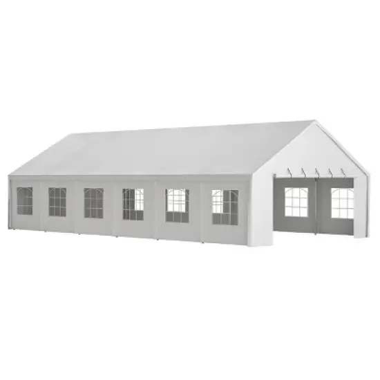 20&times;40 FT Party Tent, Large Wedding Event Shelters with Carry Bags and Removable Sidewalls, Commercial Tents for Parties-Coolbibila image {1}