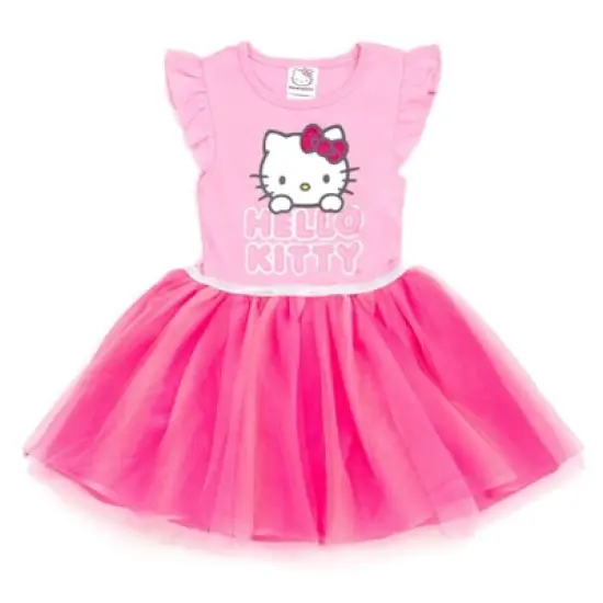 Hello Kitty Girls Tulle Dress Little Kid to Big Kid image {7}