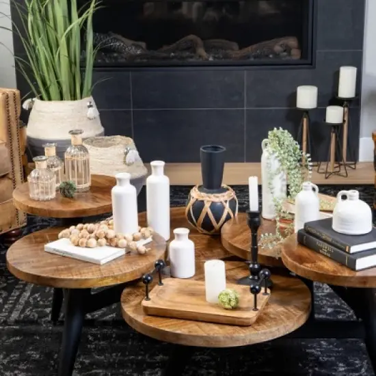 Sullivans Set of 3 Bottle Vases 10"H, 7.5"H & 4"H image {7}