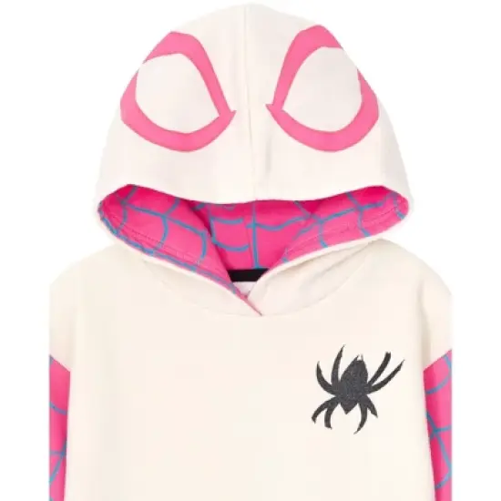 Marvel Spider-Man Spider-Gwen Ghost Spider Girls Fleece Skater Dress Toddler to Big Kid image {4}
