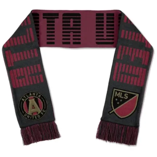 MLS Atlanta United FC Men's Scarf - One Size: Acrylic Solid Wrap, Tagless Design image {3}