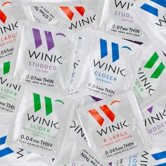 Wink Closer Everyday Thin Lubricated Condom 0.04mm, 3 Ct image {6}