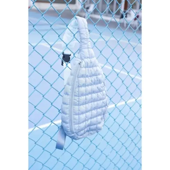 Pickle O' Joe Quilted Sling Bag Pickleball Bag image {6}