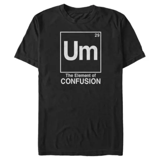 Men's Lost Gods Periodic Table Confusion Element T-Shirt image {3}