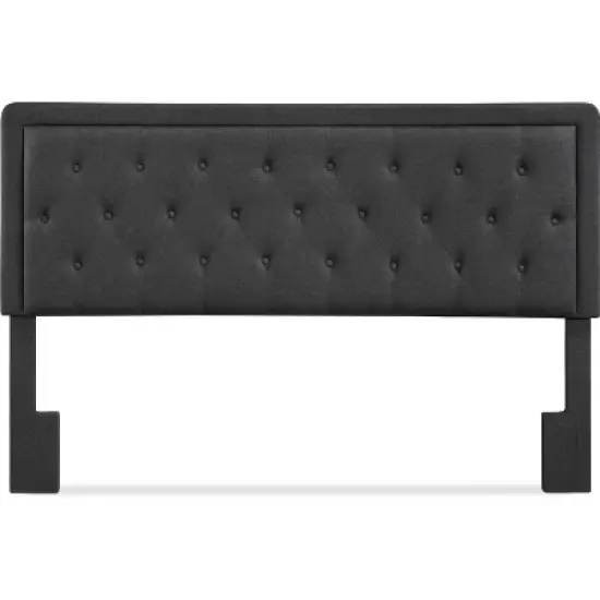 King Amery Tufted Upholstered Headboard Charcoal - Adore Decor image {6}