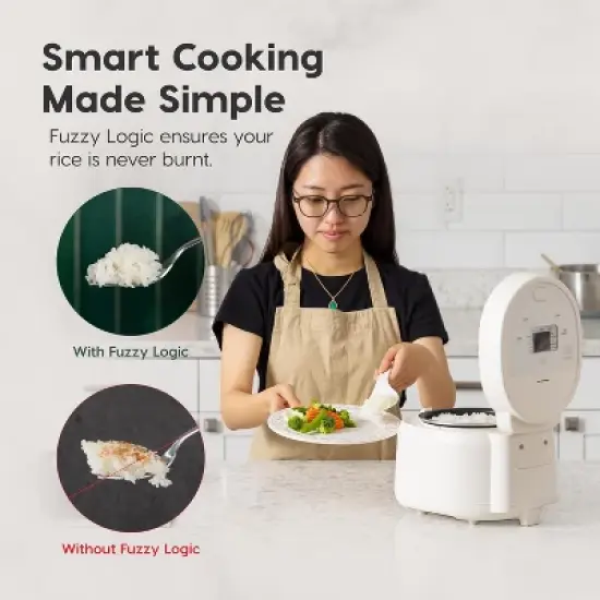 IRIS USA Micom Japanese Rice Cooker, Recipe Presets, Slow Cooker, Steamer, Hot Pot & Warming Function image {5}