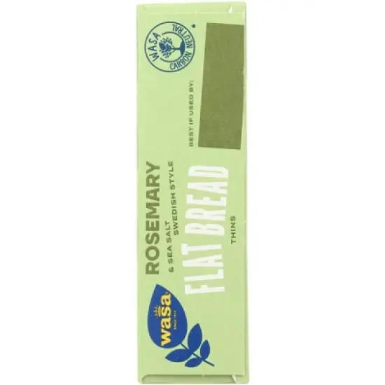 Wasa Rosemary & Sea Salt Flatbread Thins - Case of 10/6.7 oz image {3}