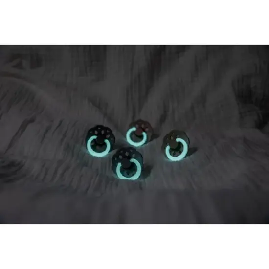 Bibs Boheme Glow in the Dark Latex Pacifier 0-6m - Size 1 - 2pk image {1}