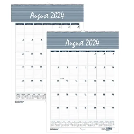 House of Doolittle&reg; Bar Harbor Academic Wall Calendar, 12" x 17", Pack of 2 image {2}