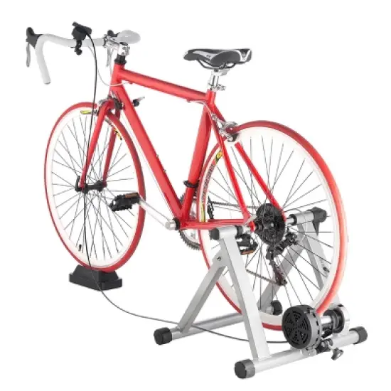 Leisure Sports Indoor Professional Bicycle Trainer Stand - Silver image {5}