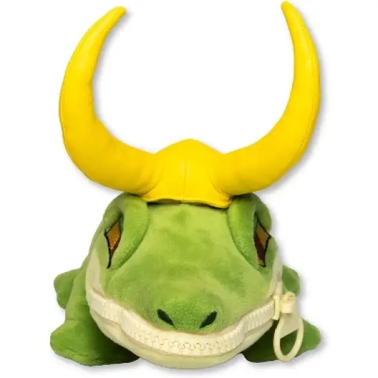 Quantum Mechanix Marvel Loki Alligator 12 Inch Zippermouth Plush image {1}