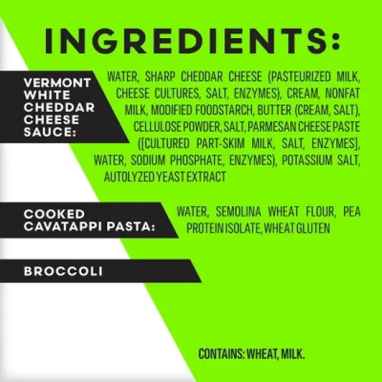 Vital Pursuit High Protein Vermont White Cheddar Mac and Cheese Broccoli Bowl Frozen Meal - 9.5oz image {5}