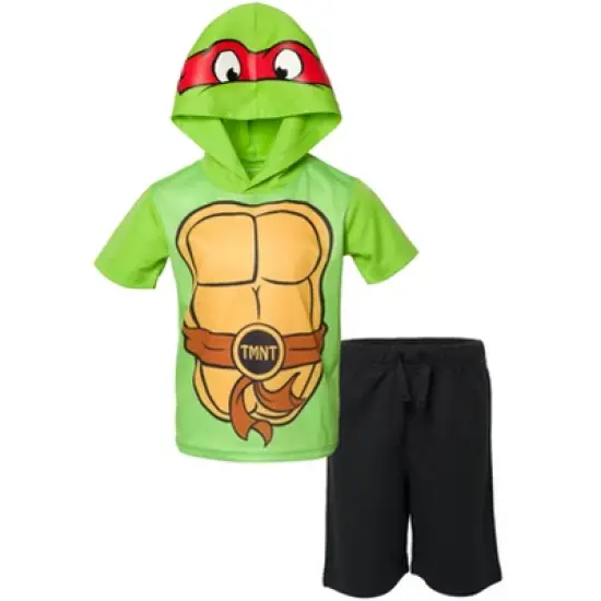 Teenage Mutant Ninja Turtles Raphael Graphic T-Shirt & Shorts Toddler to Big Kid image {7}