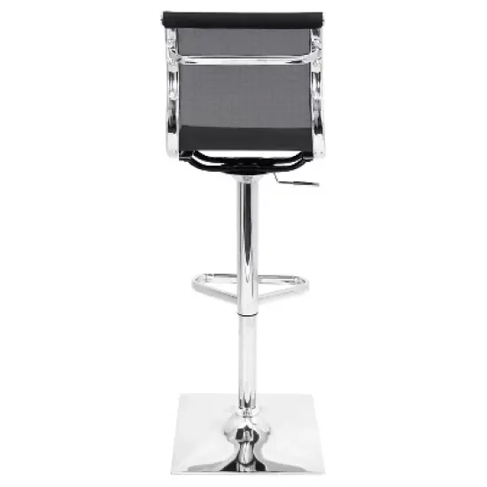 Mirage 33.25" Barstool Metal/Black - LumiSource image {3}