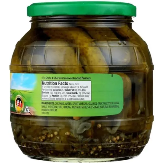 Kuhne Barrel Pickles - Case of 6/35.9 oz image {4}