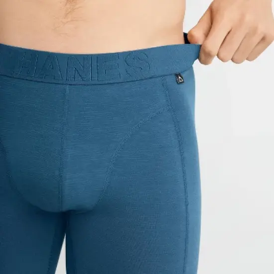 Hanes Premium Men's Explorer Boxer Briefs 2pk - Red/Blue image {5}