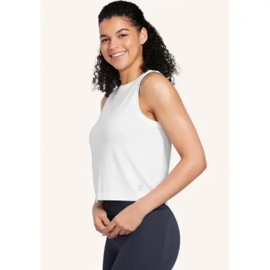 Peloton Women's Seamless Muscle Tank, White image {1}