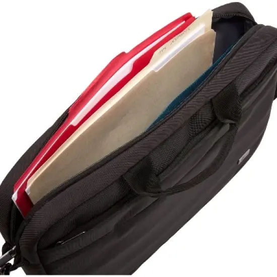 Case Logic Advantage ADVA-116 BLACK Carrying Case (Attach&eacute;) for 10" to 16" Notebook - Black - Polyester - Shoulder Strap, Luggage Strap, Handle image {3}