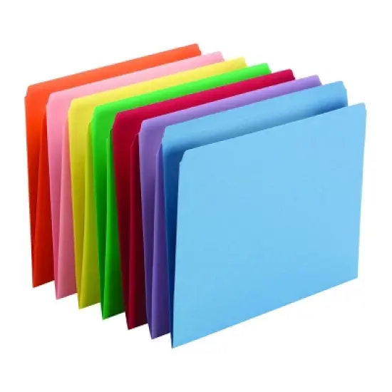 Smead File Folder, Straight Cut, Letter Size, 100 per Box image {5}