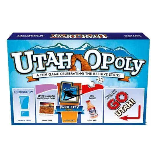 Late For The Sky: Utah-Opoly Monopoly Board Game image {3}