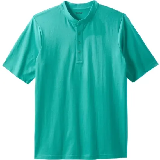 KingSize Men's Big & Tall Shrink-Less&trade; Lightweight Henley T-Shirt Henley Shirt image {10}