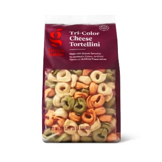 Tri-Color Cheese Tortellini - 17.6oz - Good & Gather&trade; image {4}