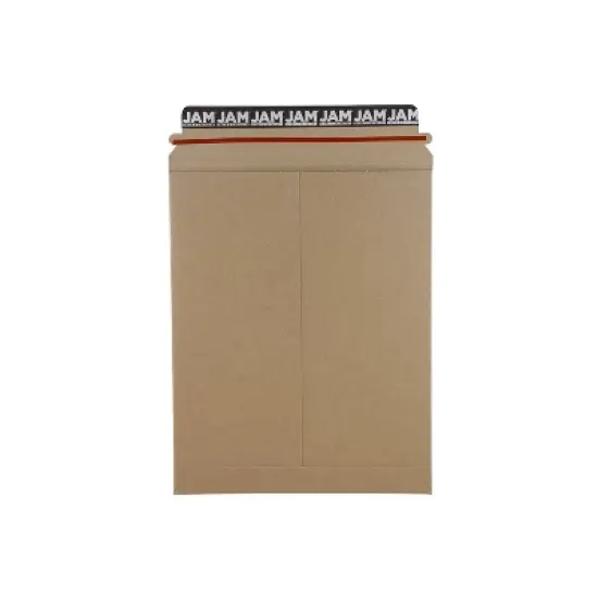 JAM Paper Stay-Flat Photo Mailer Envelopes 9x11.5 Kraft Self-Adhesive Closure 8866643B image {3}