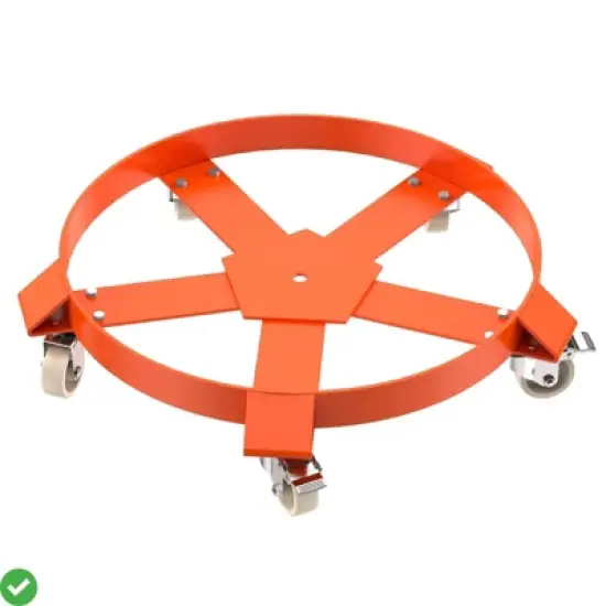 55 Gallon Drum Dolly Heavy Duty 1000LBS Load Capacity Drum Cart Non Tipping Hand Truck w/ 4/5 Swivel Casters Wheel image {7}