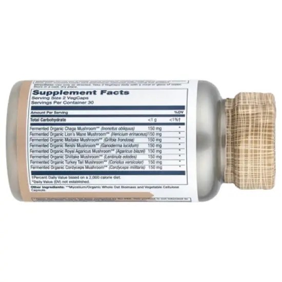 Solaray Fermented Mushroom Complete&trade;, 60 VegCaps image {1}