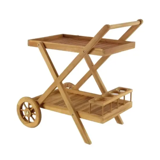 Trolley Patio Outdoor Serving Cart - Olivia & May image {2}