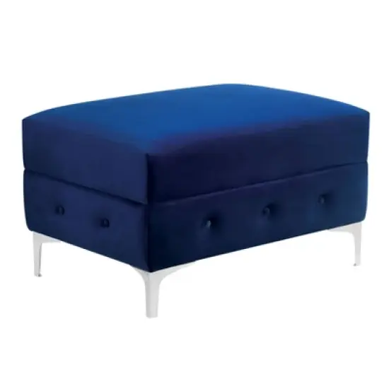 Elmhurst Glam Deep Button Tufted Ottoman - HOMES: Inside + Out image {4}