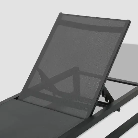 Modesta Aluminum Chaise Lounge: Weather-Resistant, Adjustable Backrest - Christopher Knight Home image {3}