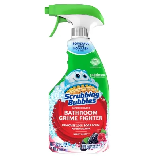 Scrubbing Bubbles Berry Burst Bathroom Grime Fighter - 32 fl oz image {10}