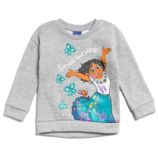 Disney Encanto Mirabel Girls Fleece Sweatshirt and Pants Set Little Kid to Big Kid image {2}