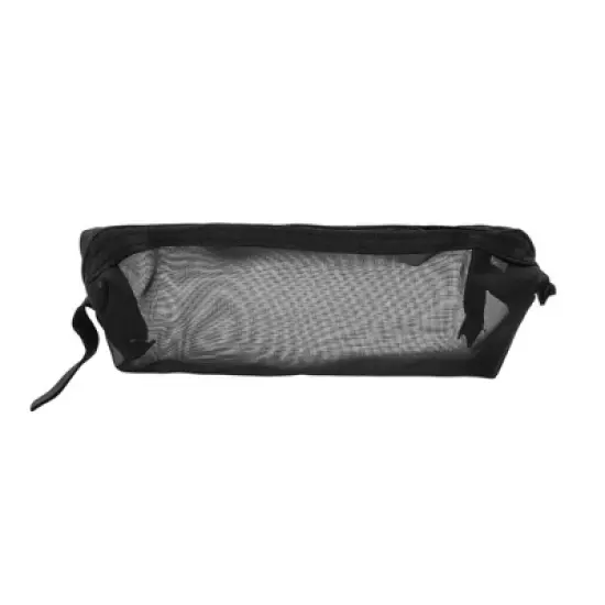 Unique Bargains Portable Mesh Makeup Bag Black 1 Pc image {5}