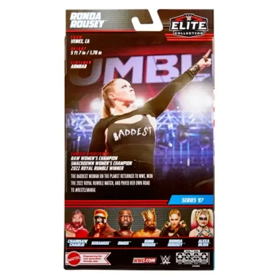 WWE Elite 97 Ronda Rousey Action Figure image {1}
