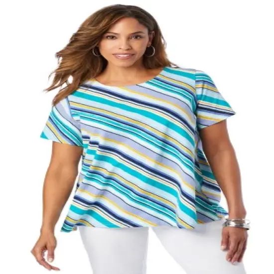 Jessica London Women&rsquo;s Plus Size Trapeze Tee image {5}