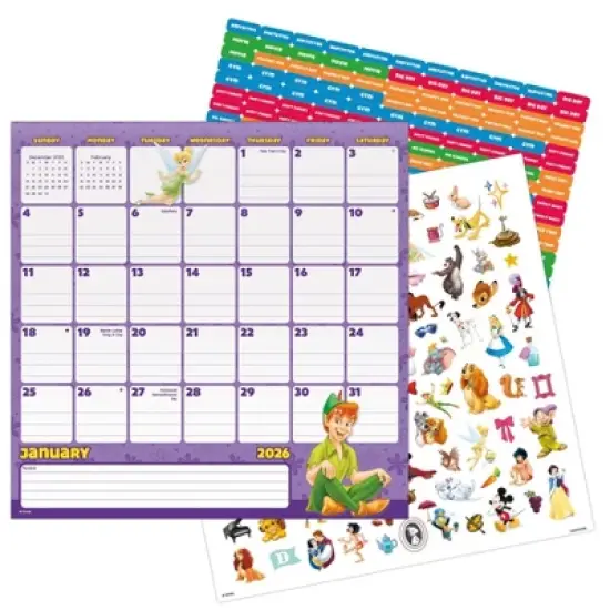 Disney 2026 Classic 12"x12" Family Calendar image {8}