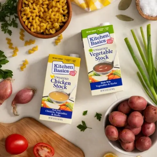 Kitchen Basics Gluten Free Unsalted Chicken Stock - 32oz image {1}