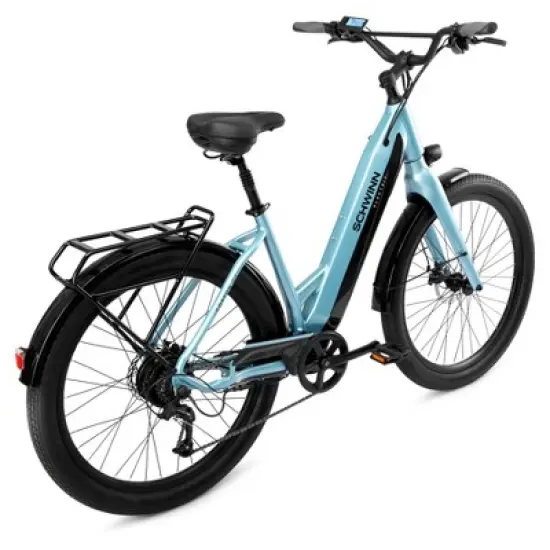 Schwinn Adult Coston DX 27.5" Step Through Hybrid Electric Bike image {3}