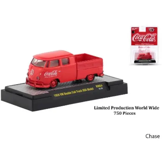 "Coca-Cola" Release 4, Set of 3 Cars Limited Edition to 4,800 pieces Hobby Exclusive 1/64 Diecast Models by M2 Machines image {3}