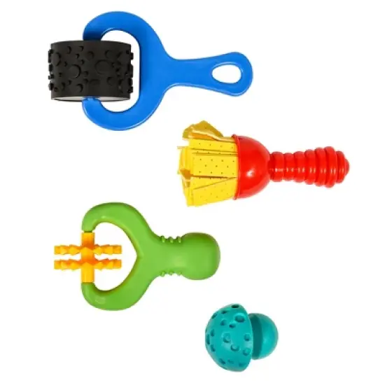 READY 2 LEARN Squish 'N' Roll Paint & Dough Tools, Set of 15 image {2}