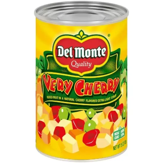 Del Monte Very Cherry Mixed Fruit in a Natural Cherry Flavored Light Syrup - 15oz image {4}