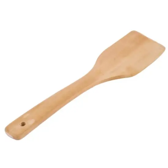 Unique Bargains Wood Kitchen Flat Cooking Spatula Rice Spoon Paddle Ladle 1 Pc image {2}