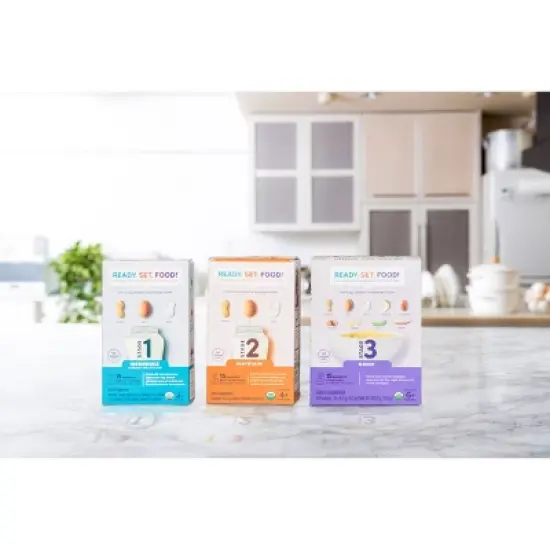 Ready, Set, Food! Early Allergen Introduction Mixins Baby Meals - Stage 3 - 15 days - 1oz image {6}