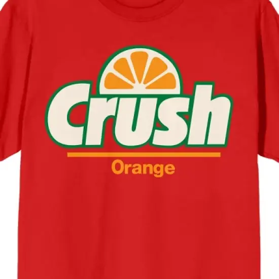 Crush Orange Soda Logo Crew Neck Short Sleeve Red Women's T-shirt image {1}