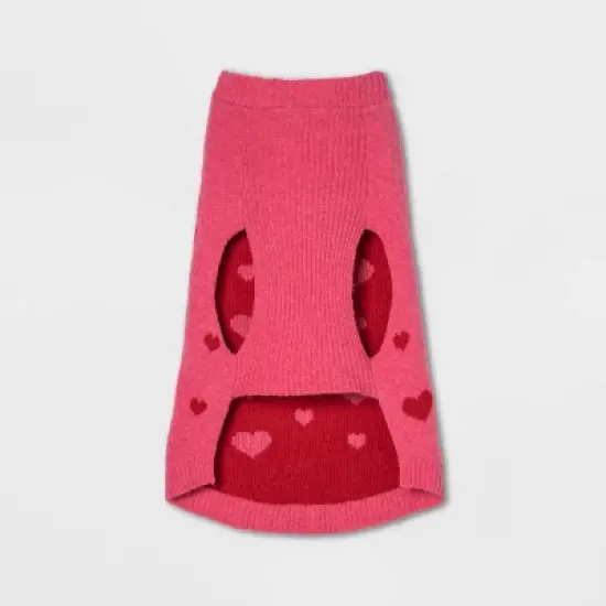 Dog and Cat Sweater - Pink/Red - Boots & Barkley&trade; image {1}