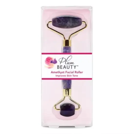 Plum Beauty Amethyst Facial Roller - 1ct image {3}