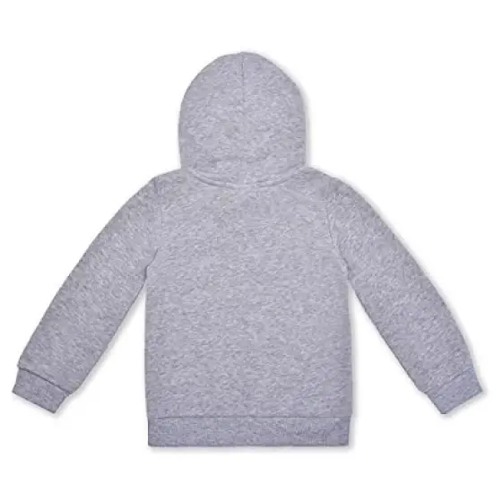 Universal Girl's 2-Pack Keep It Happy Trolls Zip Up Hoodie and Pullover Hooded Sweatshirt Set for toddler image {2}