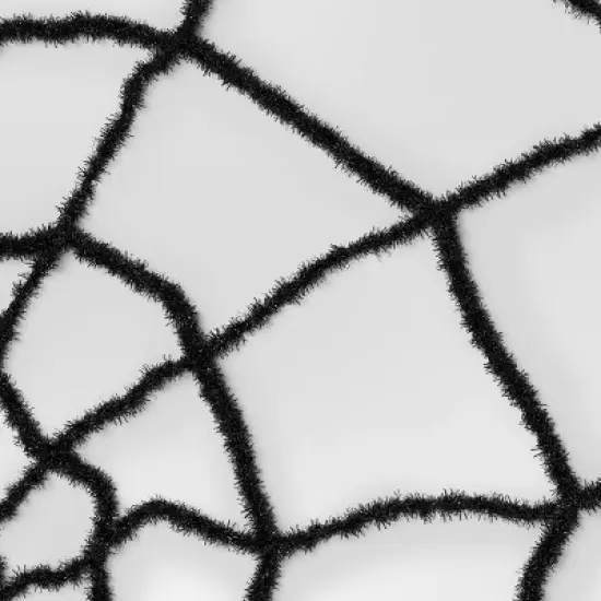 10' Giant Spiderweb Black Halloween Decorative Prop - Hyde and EEK! Boutique&trade;: Indoor/Outdoor Polyester Decor image {3}